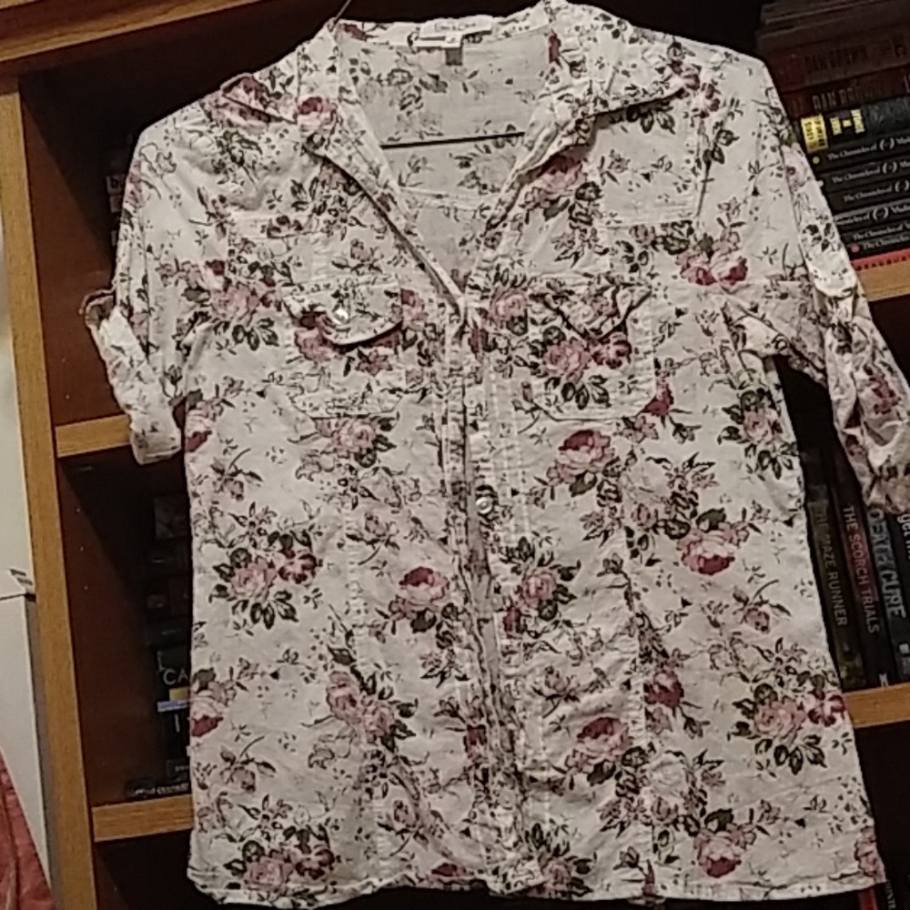 Button up t shirt